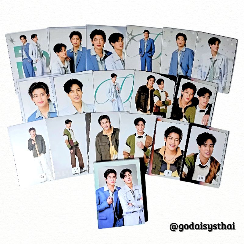 การ์ด COLLECTIBLE PONDPUWIN FANDAY BANGKOK SERIES OFFICIAL || SHARING MERCHANDISE PHOTOCARD FANDAY B