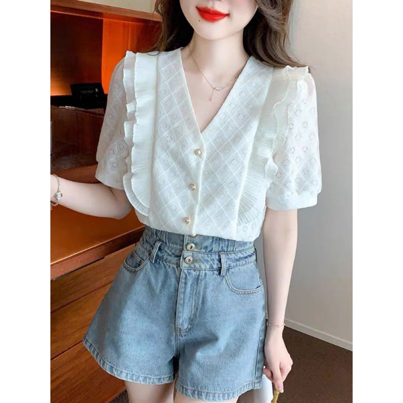 •SECLAIRE• 043 RUINA WOMENS KOREAN BLOUSE ixzz