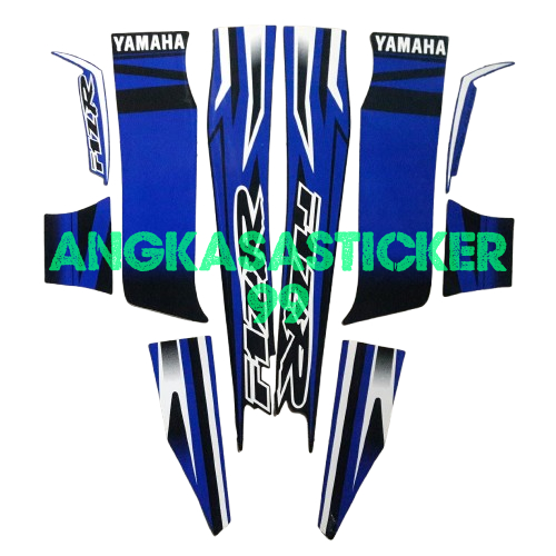 Yamaha f1zr special edition Blue Motorcycle body striping sticker
