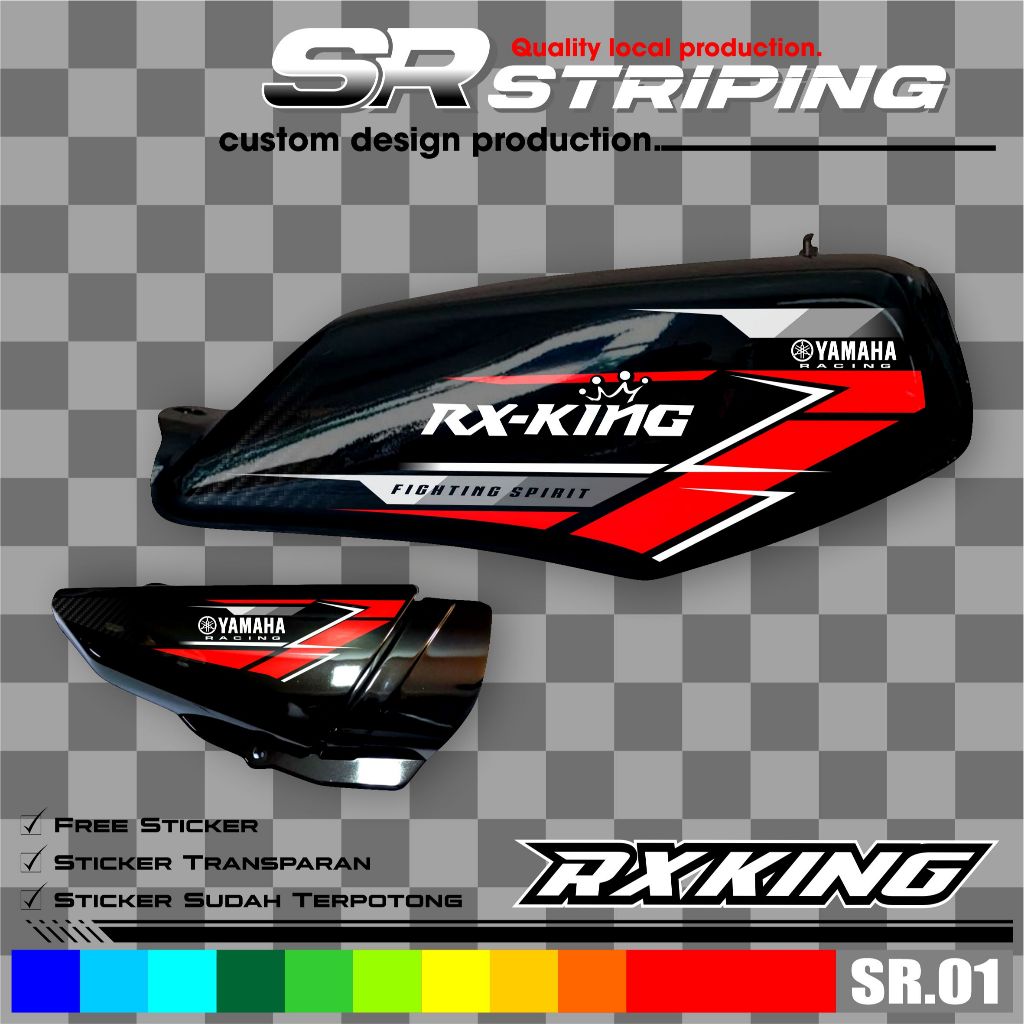 ใส RX KING Striping / RX KING Variation (ตัด) RX KING / RX KING Sticker / Cool RX KING 135 Motorcycl