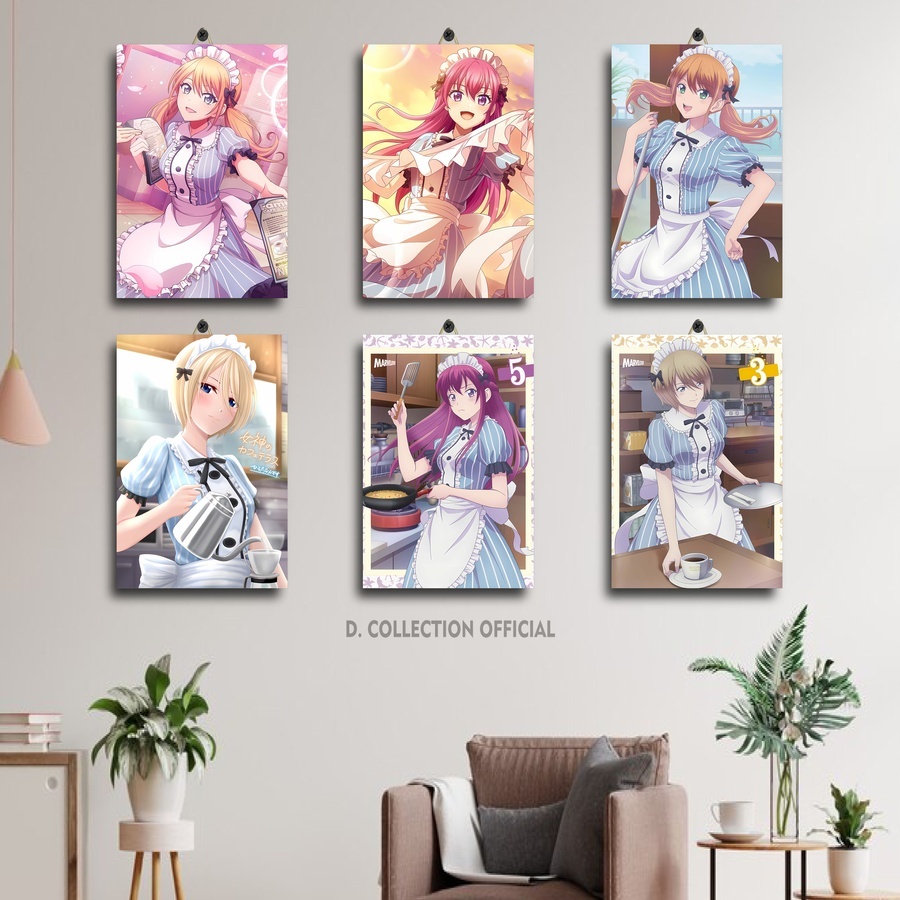 Megami ตกแต่งห้องอนิเมะ No Cafe Terrace Shiragiku Ono / D. คอลเลกชันอย่างเป็นทางการ /8JD|ฟซามิ