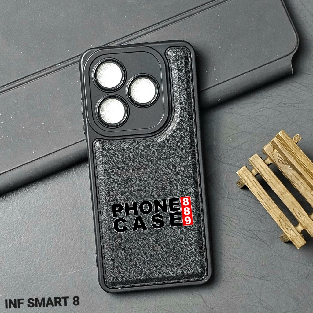 OPPO A5i OPPO A3 OPPO A3X CASE LEATHER PRO BLACK CASE BLACK OPPO A5i OPPO A3 OPPO A3X