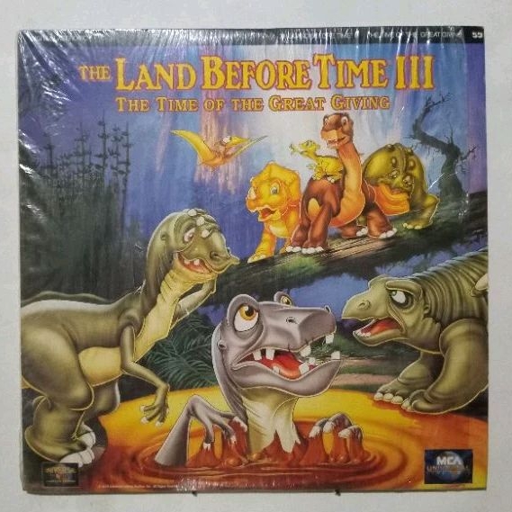 LD Laser Disc Pilem The Land Before Time III