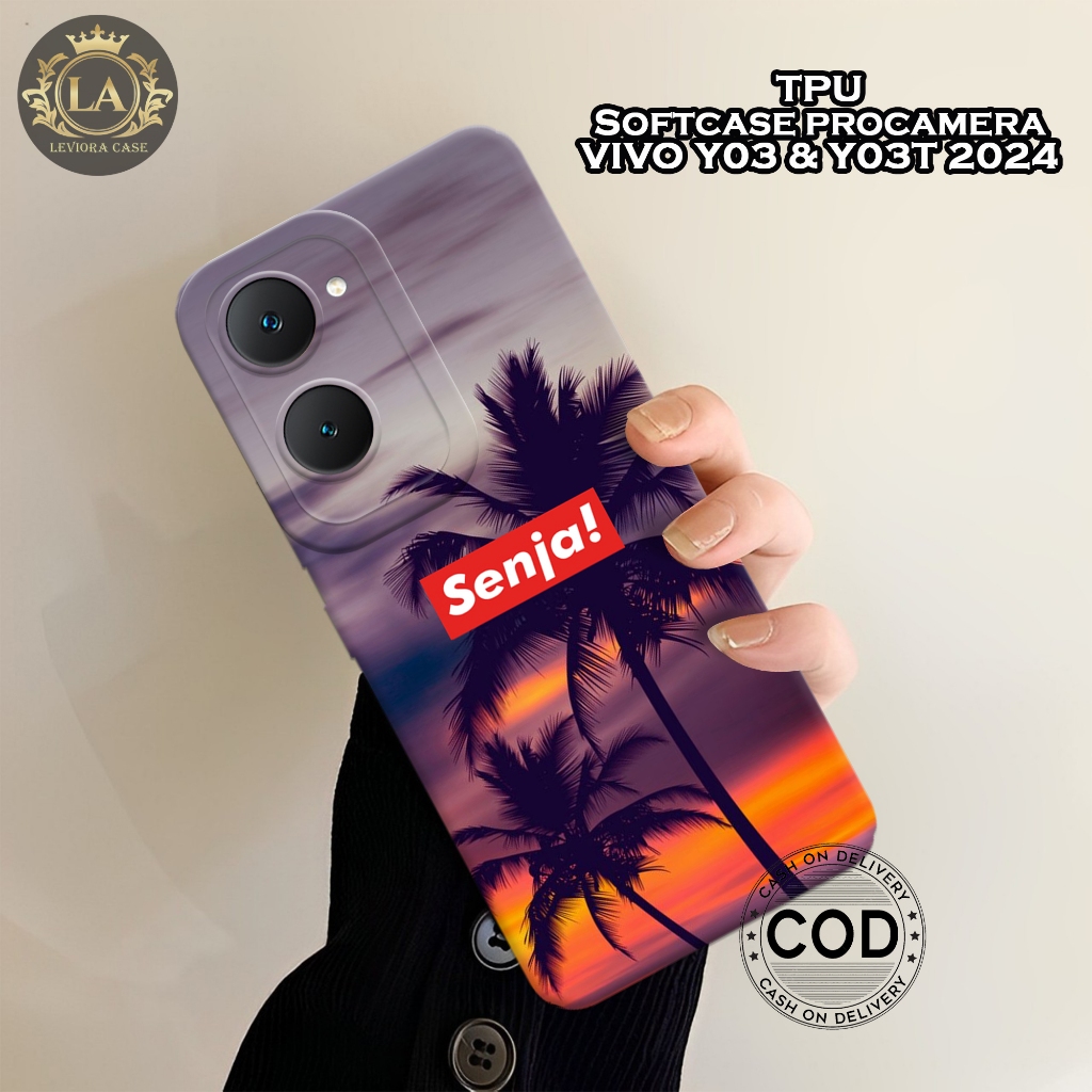 เคส VIVO Y03 / Y03T 2024 ล่าสุด - เคส Leviora - เคส Senja Fashion - เคส VIVO Y03 / Y03T Softcase - เ