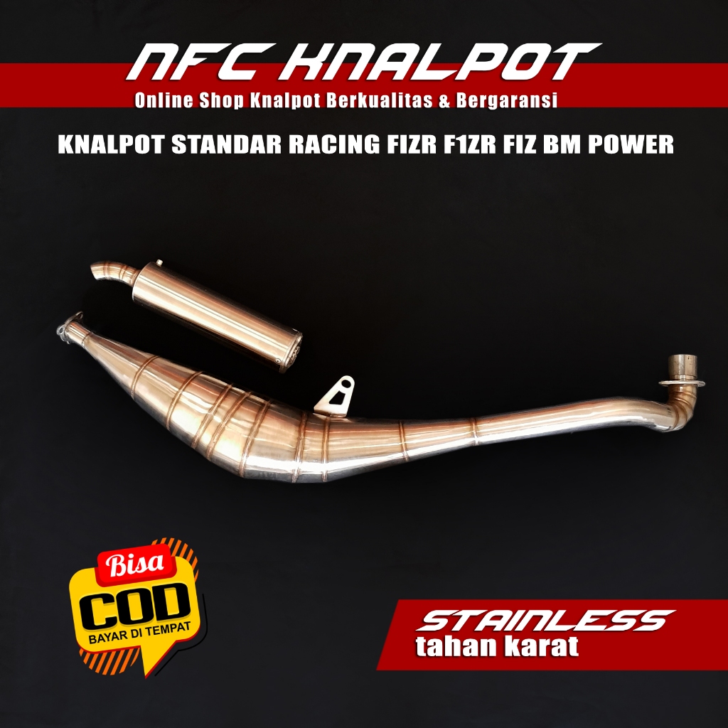 ท่อไอเสีย FIZ F1Z F1ZR ชนิด BM Power Stainless