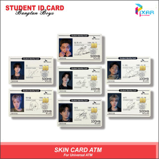 Atm CARD สติกเกอร์ E-MONEY ATM CARD STICKER ล่าสุด KPOP เกาหลี STUDENT MOTIF ANTI-Scratch ATM SKINCARD