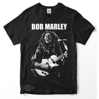 เสื้อยืด พิมพ์ลาย bob marley LIVE Premium