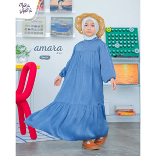 ชุดเดรสเด็ก ลายเรียบ - Amara Dress by [ลดราคา]