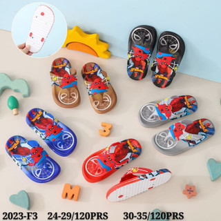 Sandal Japit Anak Laki-Laki / Cowok  Spiderman Breslin 2023 warna MERAH
