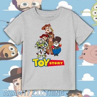 เสื้อยืด พิมพ์ลายการ์ตูน Toy Story สําหรับเด็กผู้ชาย และเด็กผู้หญิง