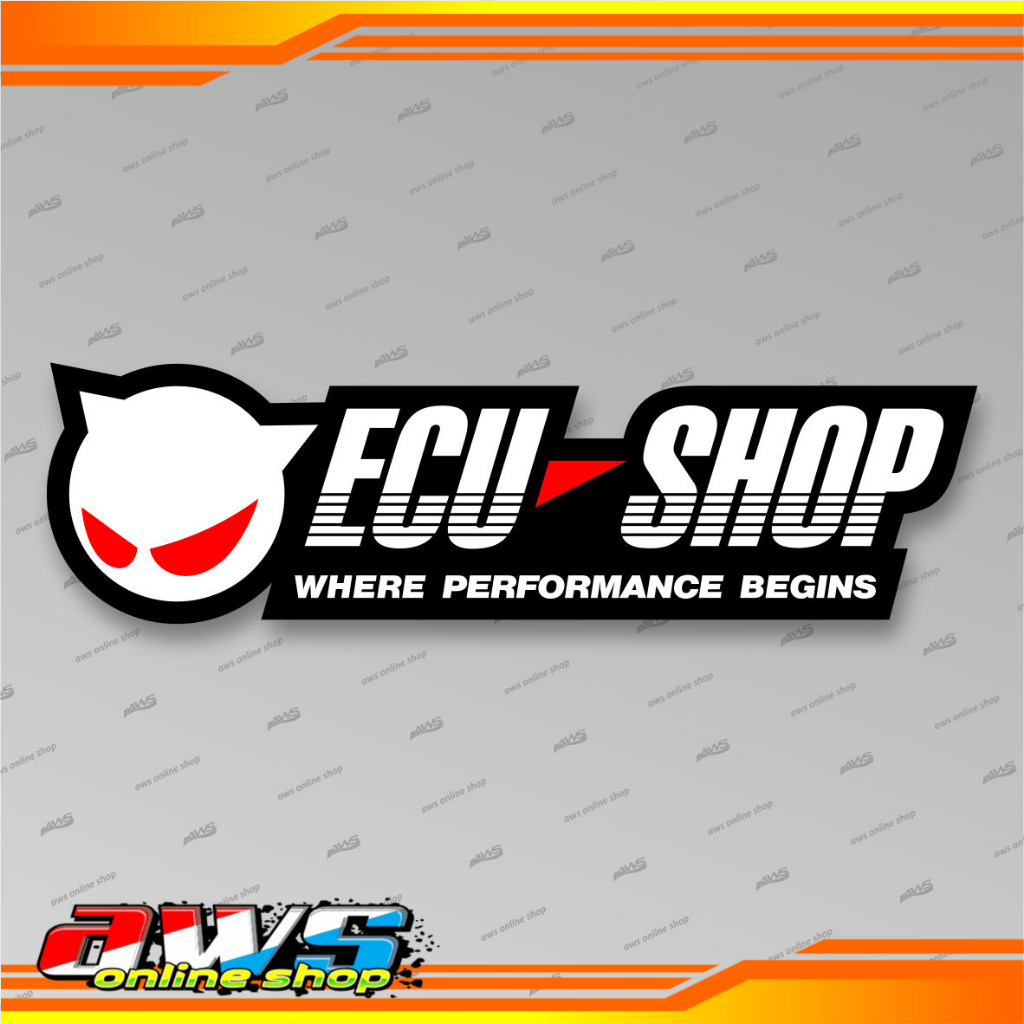 Ecu Shop สติ๊กเกอร์มินิ HP
