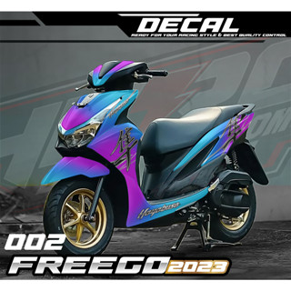 รูปลอก FREEGO NEW 2023 - DECAL FULL BODY FREEGO 2023 รหัส 02 HAYABUSA Chameleon