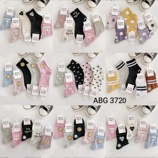 [12 PASANG] KAOS KAKI MOTIF SMP SMA SEBETIS
