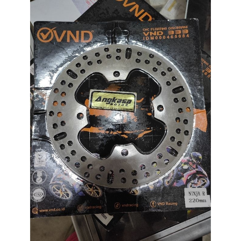ดิสก์เบรกหลัง vnd racing Kawasaki ninja rs 220mm จานหลัง