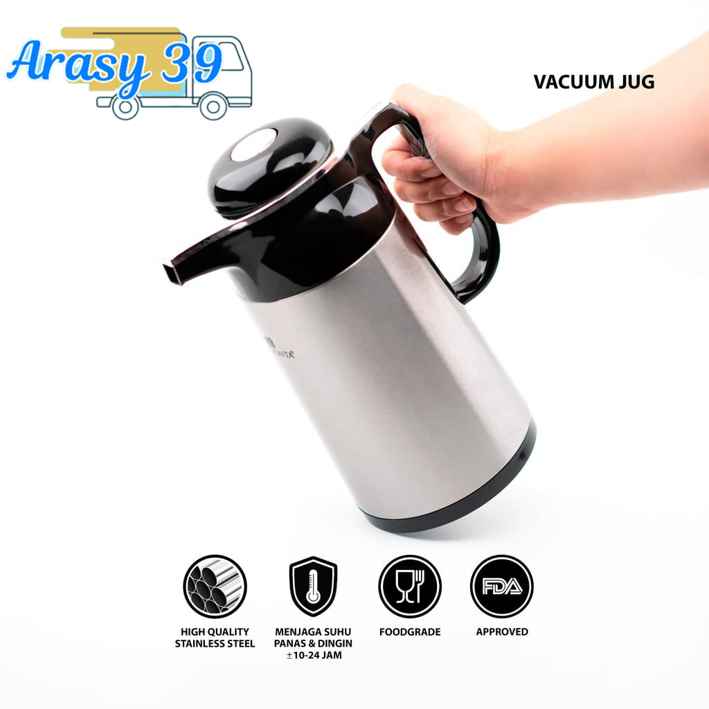 Delvonta กระติกน้ําร้อน เหยือก 1 lt /1.3 ltr / 1.6ltr / 1.9 ltr