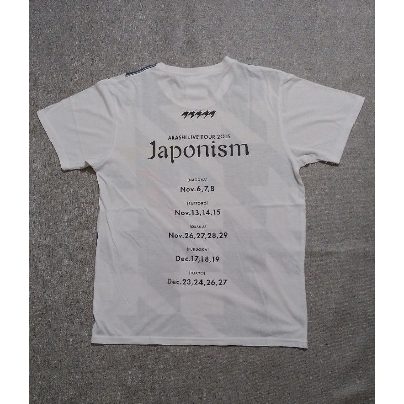 เสื้อยืด Japonism Arashi Live tour 2015 ไซส์ M unisex