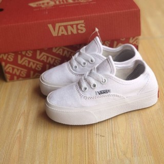 รองเท้า VANS สีขาว สําหรับเด็ก