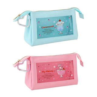 กระเป๋าดินสอ ทรงสามเหลี่ยม ลายตัวการ์ตูน Sanrio Cinnamoroll My Melody Kuromi Hello Kitty Pompompurin Pochacco จํานวนจํากัด