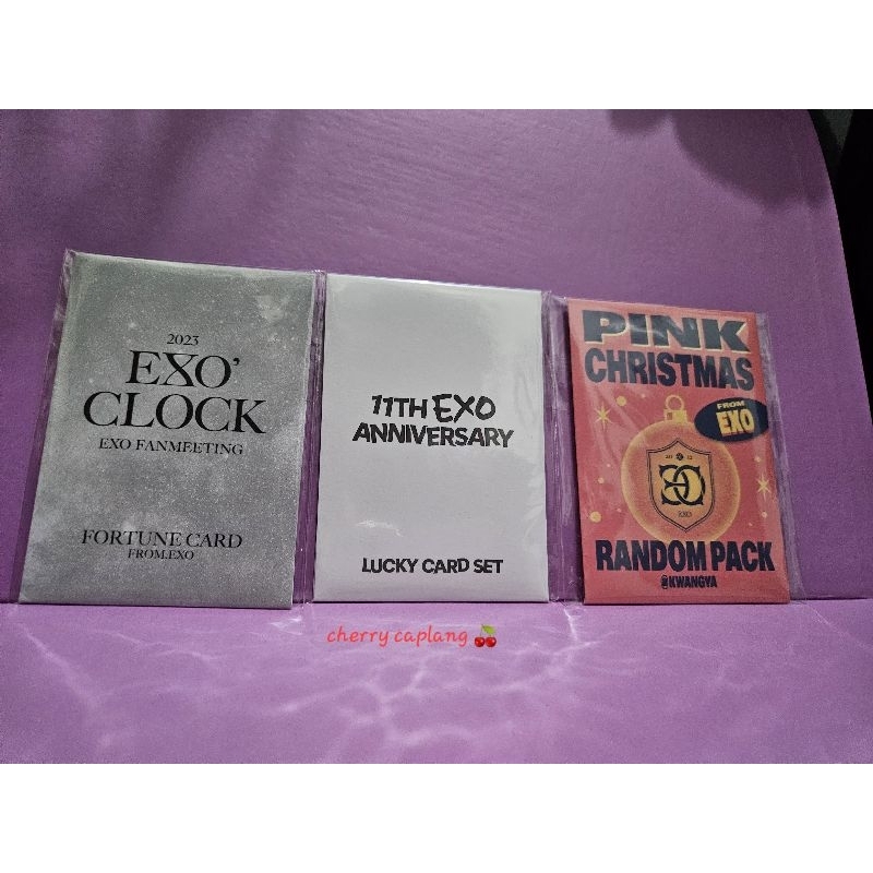 EXO 11TH ANNIVERSARY LUCKY CARD SET