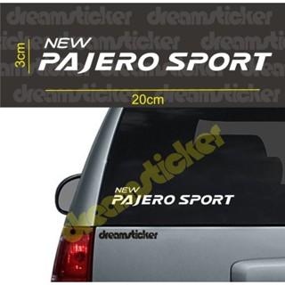 สติกเกอร์ตัด Pajero Sport สําหรับติดตกแต่งรถยนต์