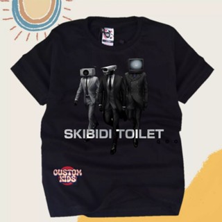 เสื้อยืด พิมพ์ลาย Titan army toilet skibidi สําหรับเด็ก