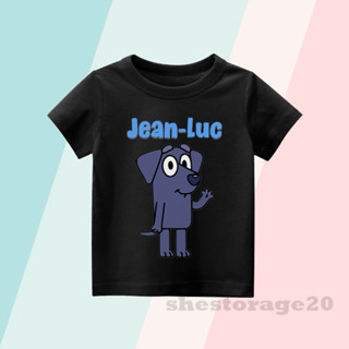 เสื้อยืด พิมพ์ลายการ์ตูน BLUEY JEAN LUC สําหรับเด็ก