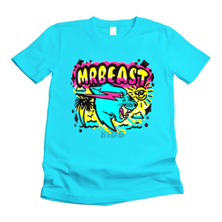 (ฟรีชื่อ) Youtuber "MR BEAST" เสื้อยืด พร้อมวัสดุชั้นดี