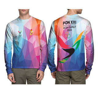 เสื้อยืด พิมพ์ลาย PON XXI ACEH- Sumatera 2024 สําหรับผู้ใหญ่