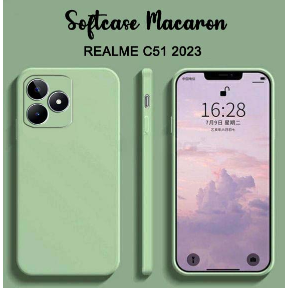 Macaron Plain Softcase สําหรับ REALME C51 ล่าสุด 2023 - Realme C51 Soft Tpu Softcase - Realme C51 เค