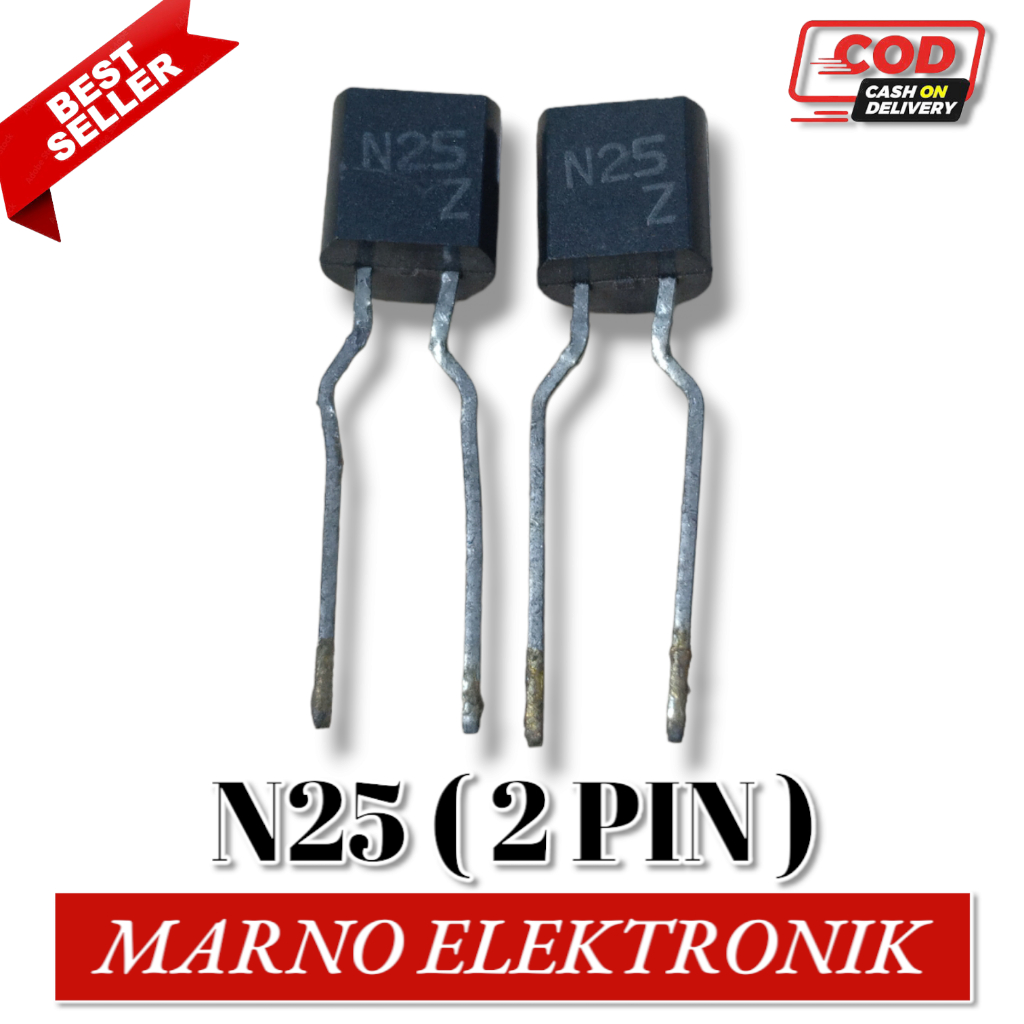 TRANSISTOR FUSE FUSE N25 N 25 2 PIN 2 ขา 2PIN 2 FEET ต้นฉบับ