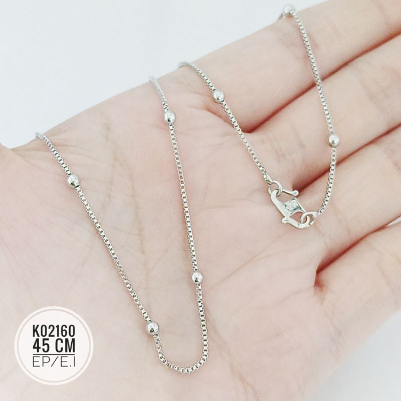 สร้อยคอ Xuping jedar (45 ซม.) สีเงิน K02160