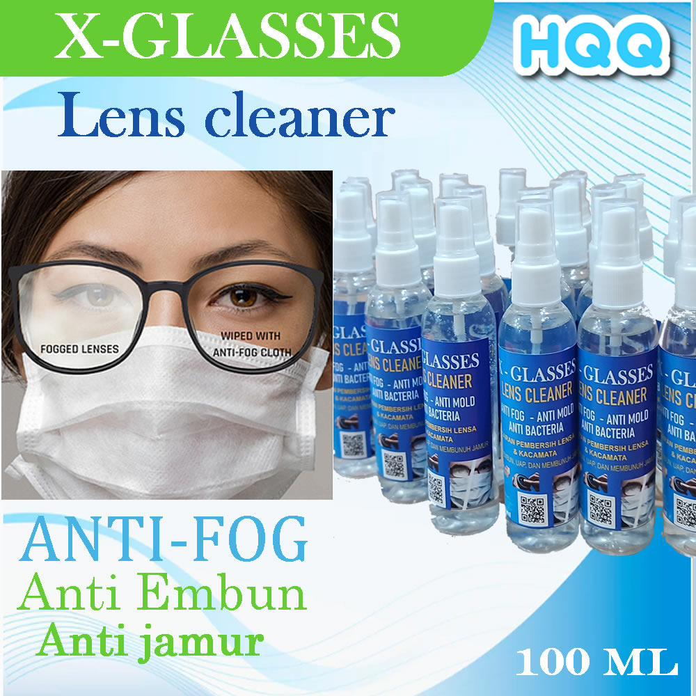 X-Glasses Lens Cleaner 100ml น้ํายาทําความสะอาดแว่นตาและเลนส์ป้องกันหมอก