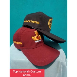 TOPI SEKOLAH SD SMP PRAMUKA/SIAGA BISA PAKAI NAMA