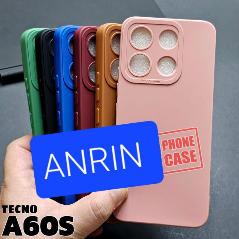 ITEL A60 A60S CASE PRO CAMERA MACARON CASING SOFTCASE SILICON
