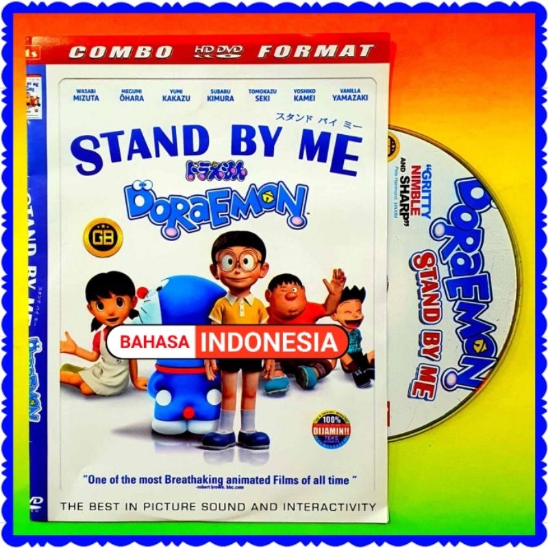 DORAEMON DVD CASSETTE STAND BY ME DUBING INDONESIAN LANGUAGE