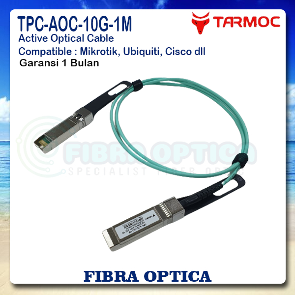 Tarmoc TPC-AOC-10G-1M | เอสเอฟพี+ สายออปติคอลแอคทีฟ 1 เมตร