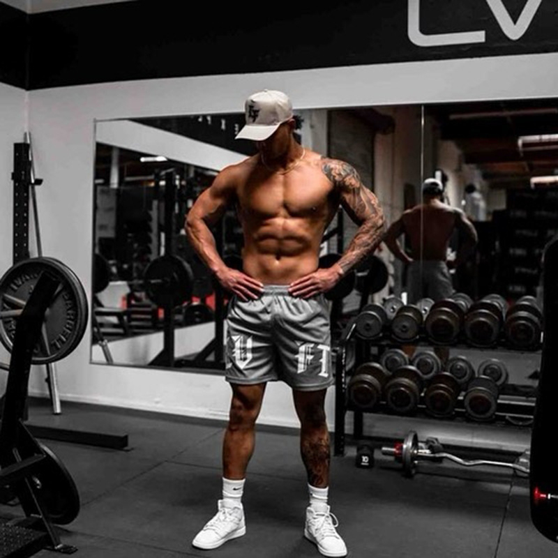 กางเกงกีฬาขาสั้นผู้ชาย LVFT L-2052