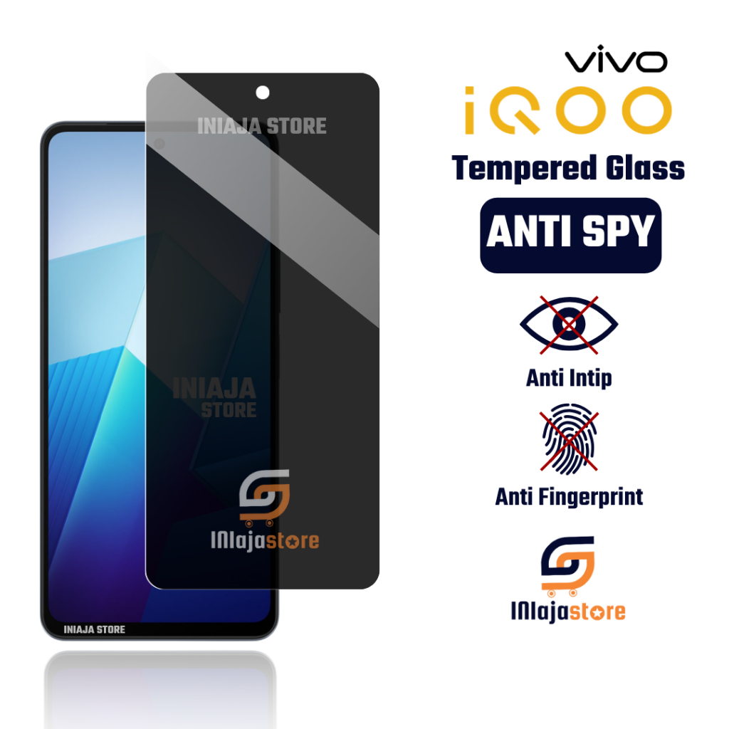 LAYAR กระจกนิรภัย Anti Spy Vivo iQOO Z11 5G Z10 5G Z10R 5G Z10 Lite Z7 5G Z7x 5G Z9 5G Neo 10 11 5G 