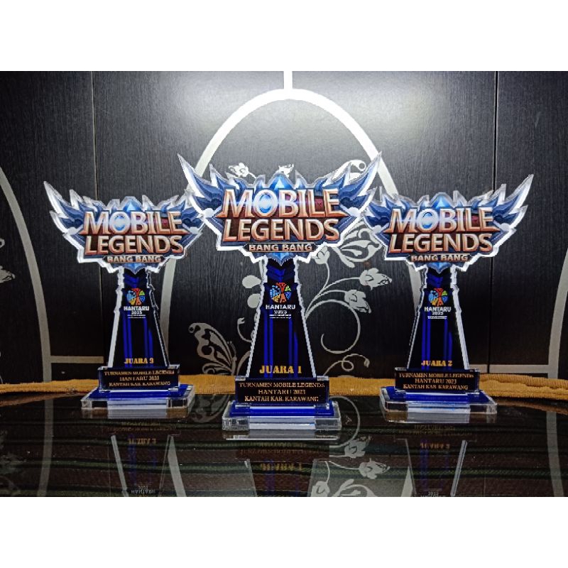 Mobile Legend Champion Trophy Mobile Legend Plaque Mobile Legend Gift
