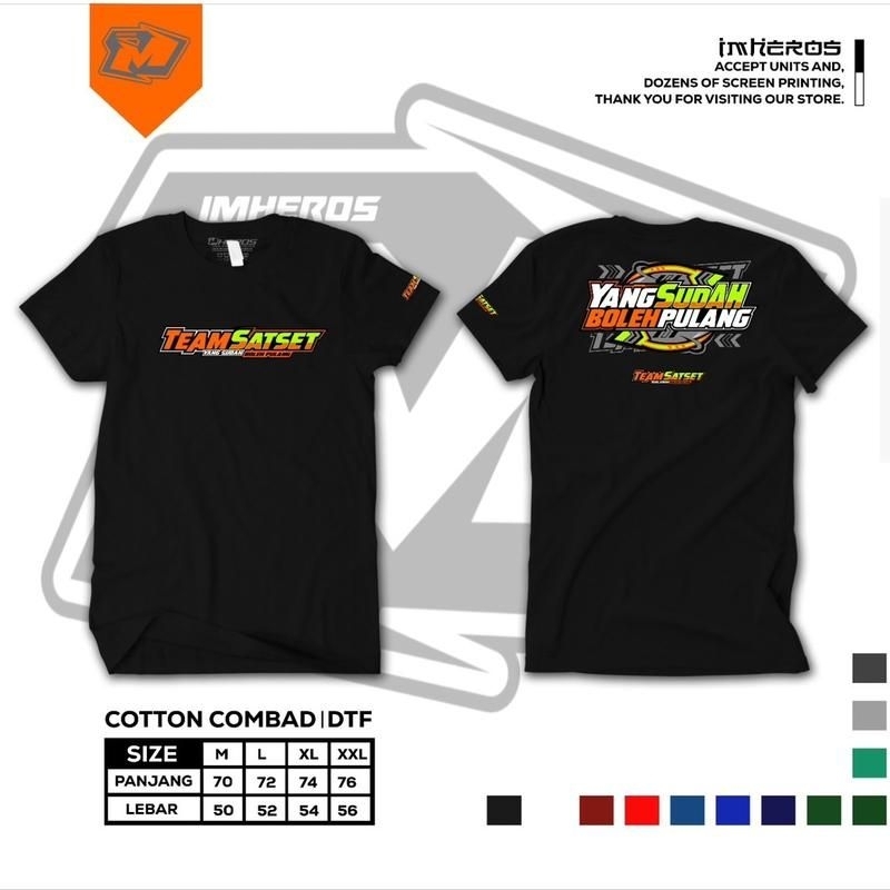 Team Sat Set V3 เสื้อยืด / Team Sat Set Distro That Are Already Home