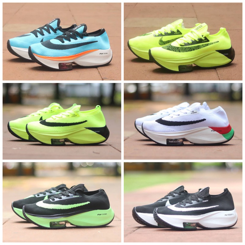 AIR ZOOM ALPHAFLY รองเท้าวิ่ง Next% PERCENT 2 KAYA BLACK WHITE WATERMELON MANGO GREEN EKIDEN
