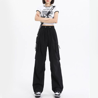 ZAYIDA - Kiya Cargo Pants Wanita Highwaist Loose  Korean Style Jumbo  - Celana Kargo Wanita Terbaru