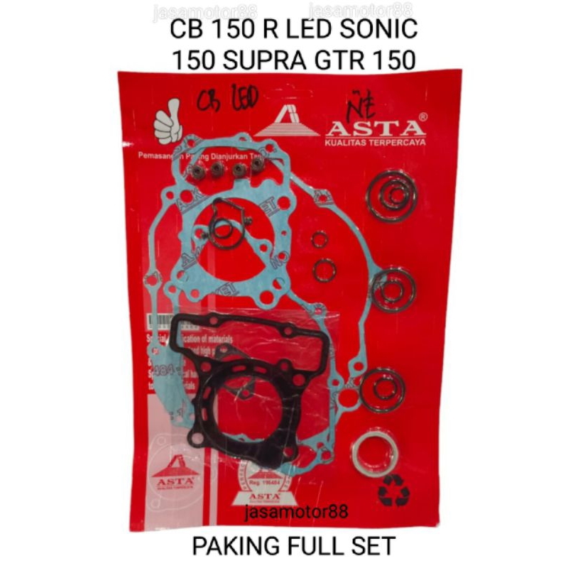 GASKET สําหรับ HONDA CG CB 150 R LED SONIC 150 SUPRA GTR 150