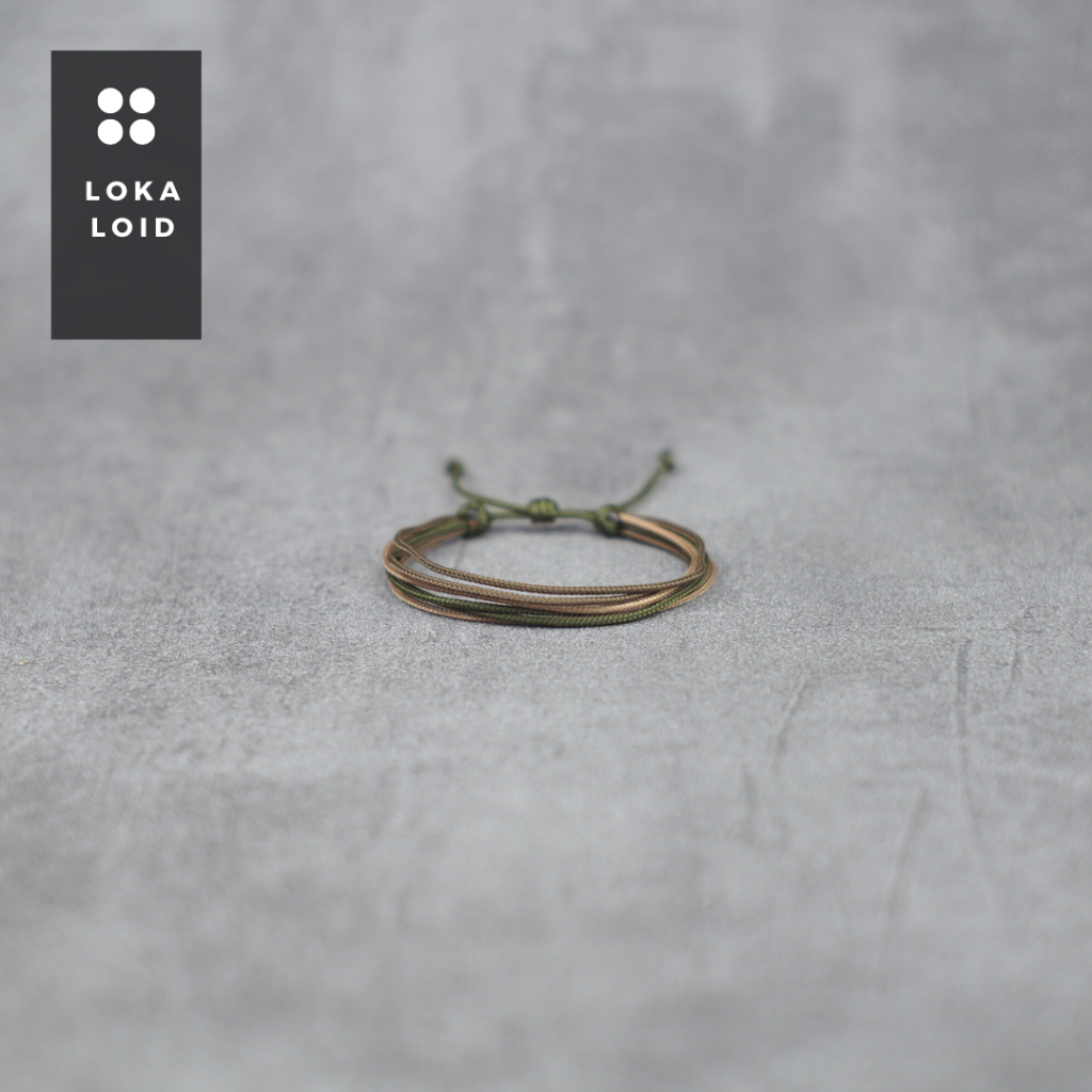 Microcord Bracelet สร้อยข้อมือเชือกผู้ชายและผู้หญิงหลากสีระดับพรีเมียม By Lokaloid