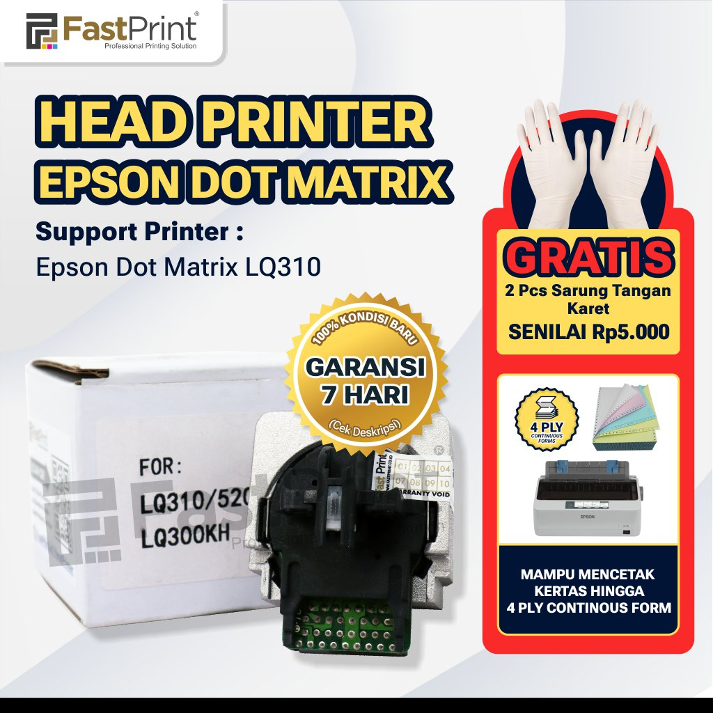 Printhead Dot Matrix LQ310 เครื่องพิมพ์ Epson