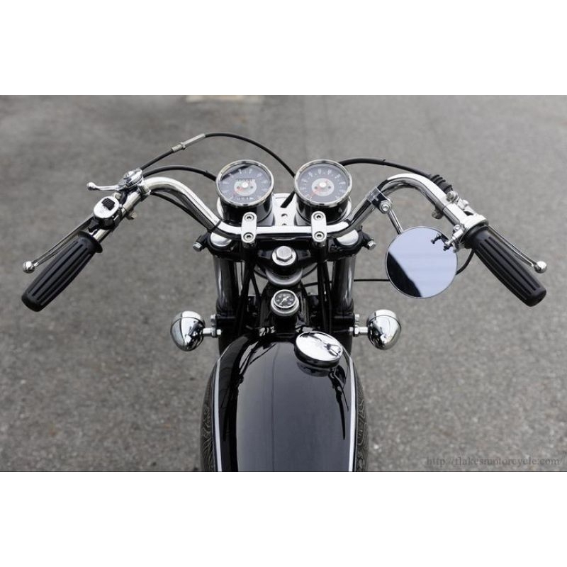 แฮนด์สั้นแบบฟูลแบ็คแบบกําหนดเอง Harley, Copper, British,tacker, japstyle หนา 2.5 มม.