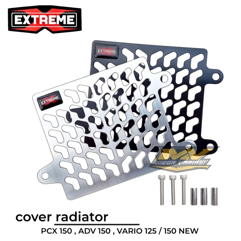 ฝาครอบหม้อน้ําอลูมิเนียม HRC CNC RADIATOR COVER VARIATION VARIO 125 150 PCX ADV150