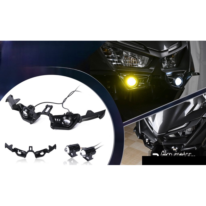 Vario 160 ABS CBS winglet plus D2 mini ขับรถสปอตไลท์ winglet vario 160 ใหม่ CBS ABS