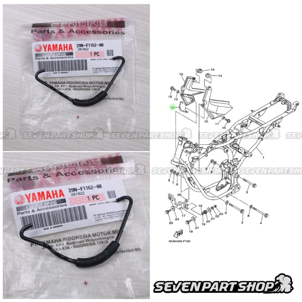 MATA AIRSCOOP WIRE AIR SCOP CATS EYE RX KING RXKING RXK ORIGINAL YGP 29N-F1162-00
