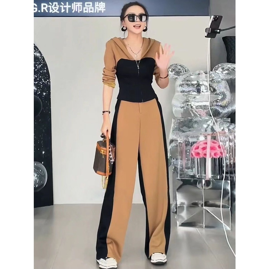 NAJWA - Benka Knit Suit / Setcel Oneset Hoodie Set